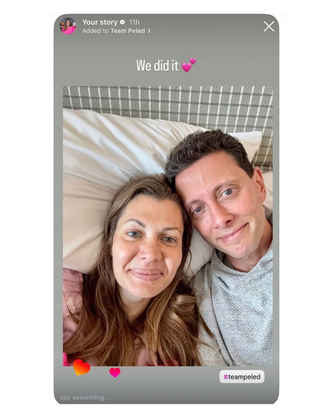 Instagram post by Dr. Anne Peled: Exactly one year ago, I was waking up from my double sensation-preserving mastectomy and implant reconstruction that I was lucky enough to h…