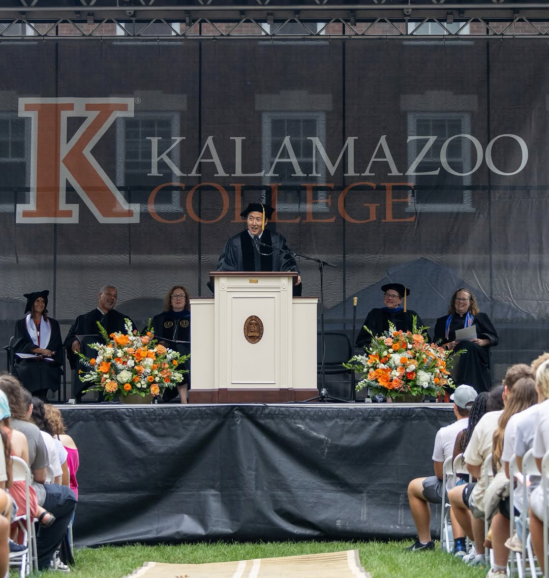 Instagram post by Dr. Anthony Youn: Today I had the honor and privilege to give the keynote address at my Alma mater Kalamazoo College’s convocation ceremony. This is where the…