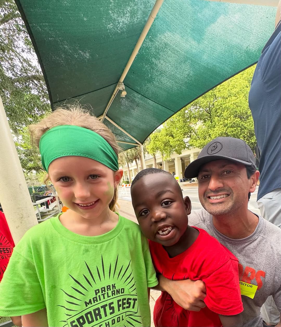 Instagram post by Dr. Anup Patel: I have rarely played hooky from work, but getting a chance to help out with Jude’s Sportfest seemed justifiable to do so. When Jude and I sp…