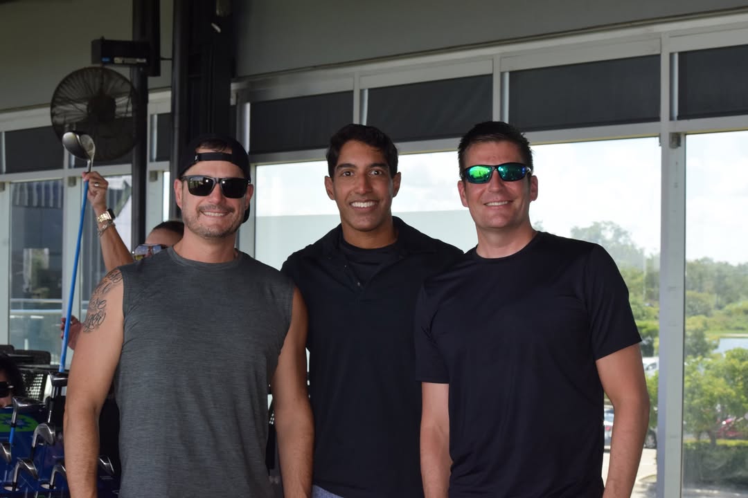 Instagram post by Dr. Anurag Agarwal: We had a great teambuilding day today between Topgolf and rock climbing at Fort Rock. Very fortunate to have such a great group of dedicated…
