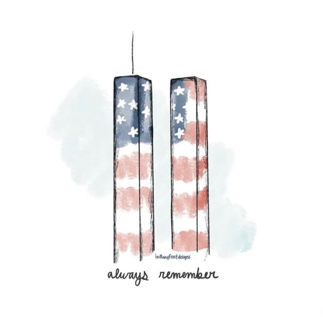 Instagram post by Dr. Anya Kishinevsky: Never forgotten. 🇺🇸🕊️ We remember and honor all those who lost their lives on September 11, 2001 #plasticsurgery #september11th #topdocto…