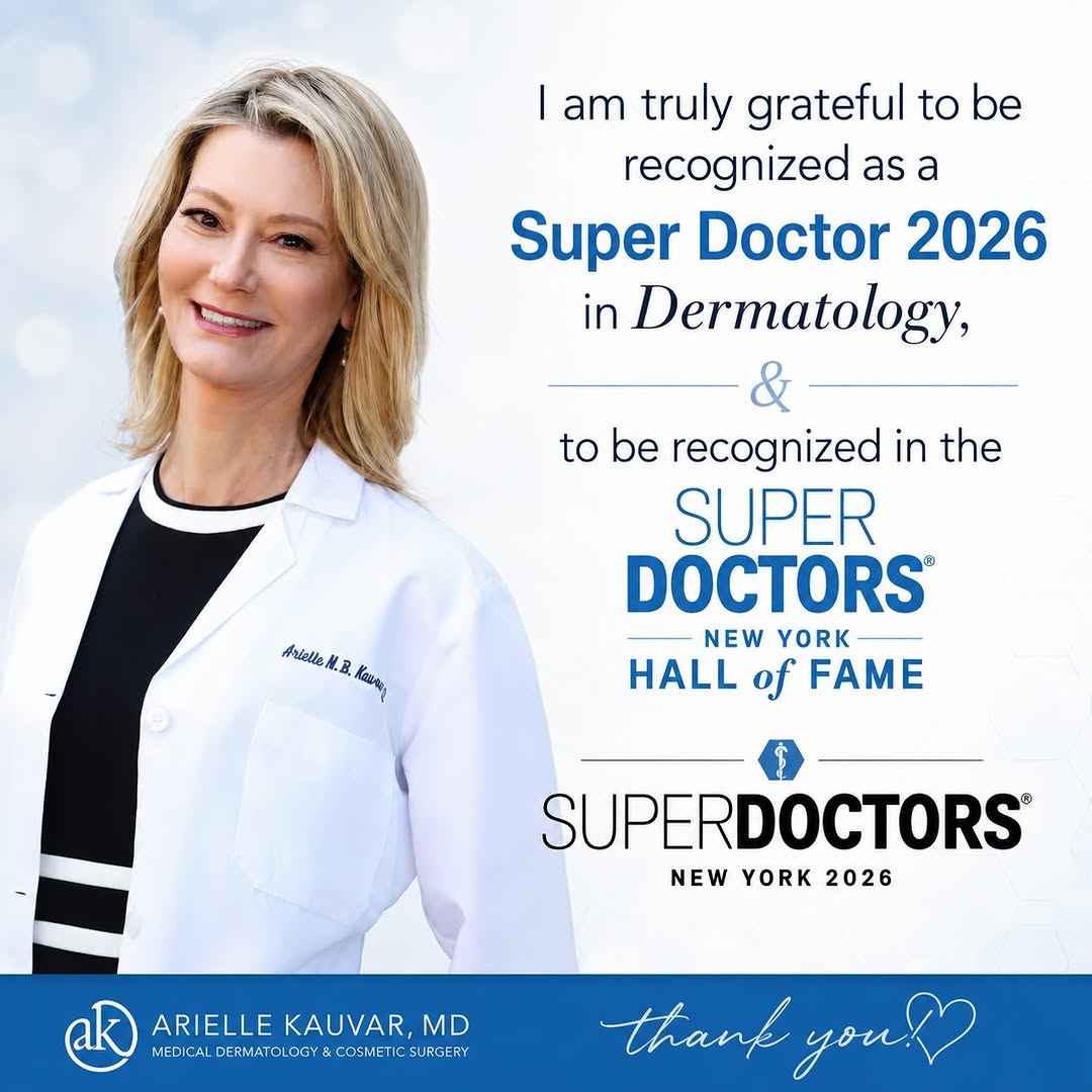 Instagram post by Dr. Arielle Kauvar: I am grateful to my patients, colleagues, mentors, and dedicated staff whose trust and collaboration make this work so gratifying. Recogniti…