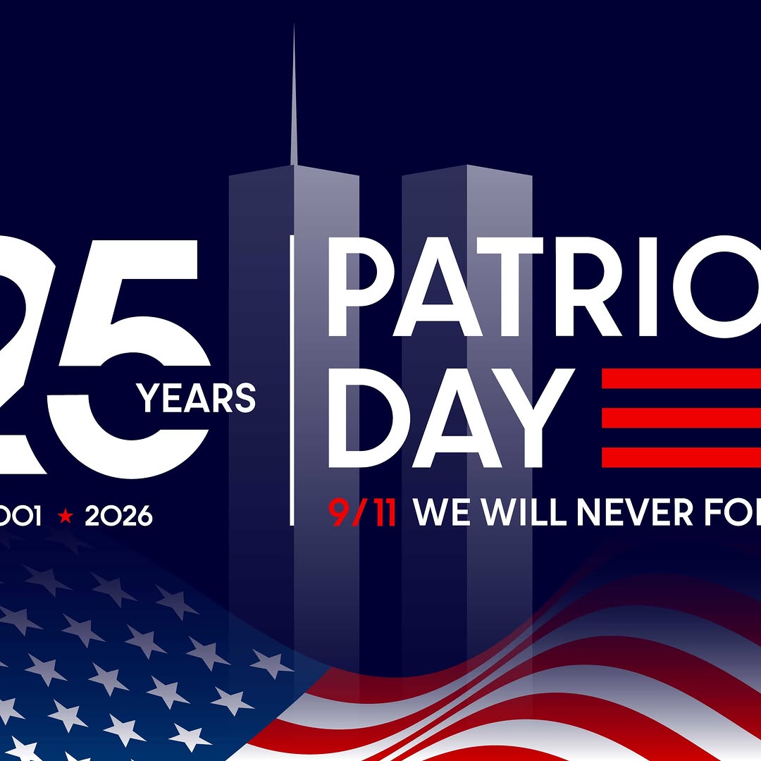 Instagram post by Dr. Arif Ahmad: On Patriot Day, we remember, reflect, and stand together in unity. #PatriotDay #September11 #NeverForget