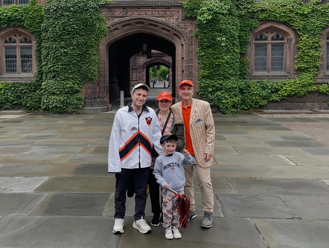 Instagram post by Dr. Arnold S. Breitbart: Great to be back in Princeton for reunions. Go Tigers! #princetonreunions #princeton