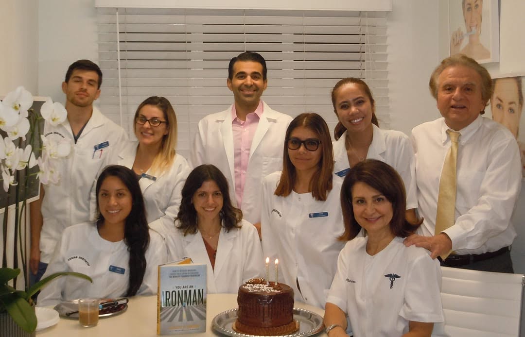 Instagram post by Dr. Arthur Kezian, DDS: We love having you here with us! #DrMikeBDay