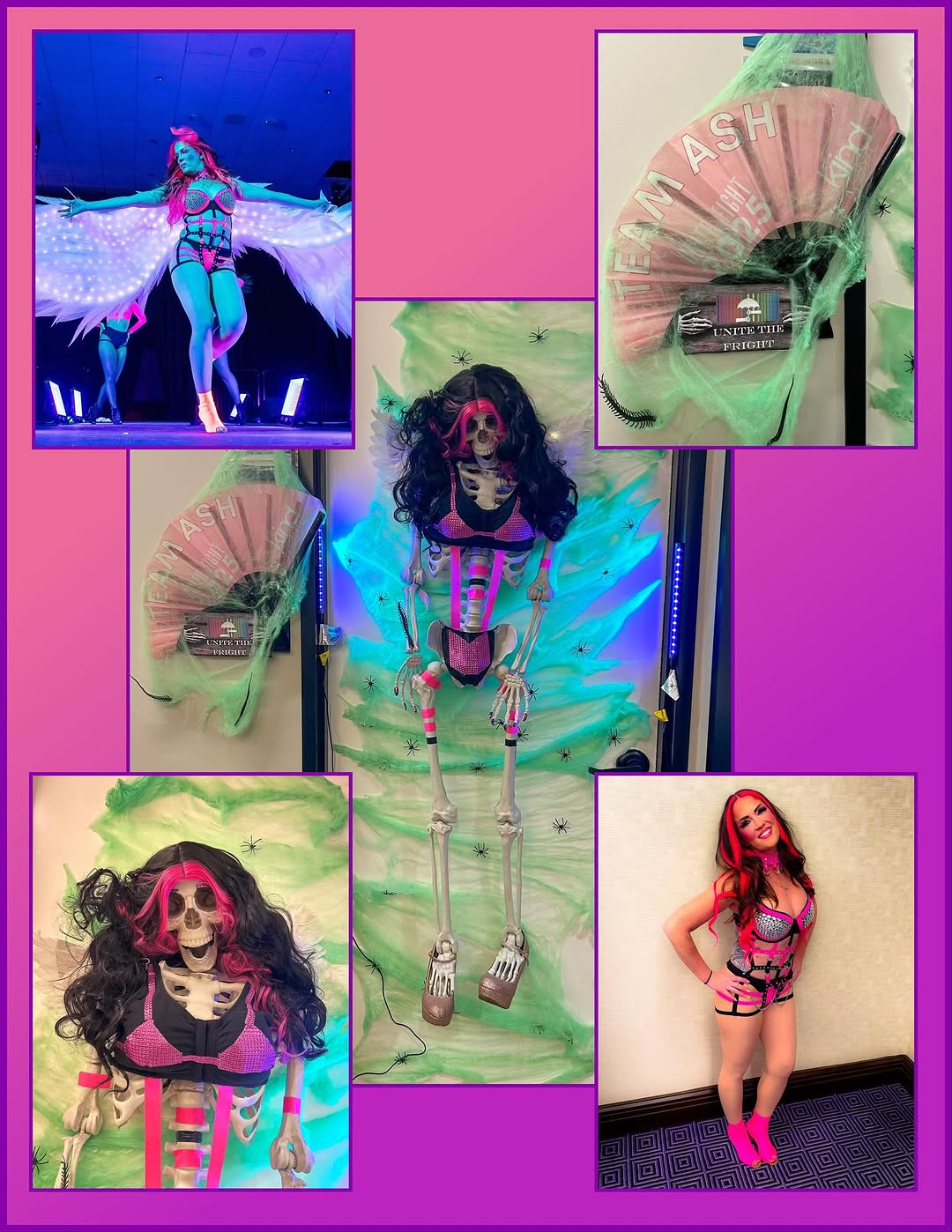Instagram post by Dr. Ashley DeLeon: My amazing clinical team at the office took 1st in the door decorating competition for Halloween at @cranects and surprised me! @lalahernand…