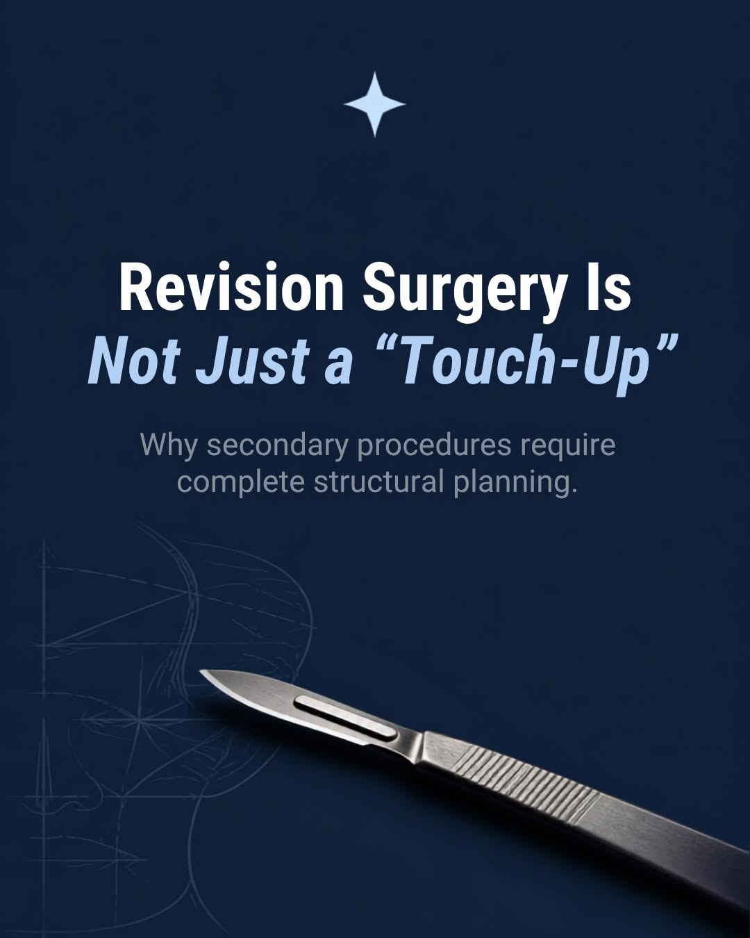Instagram post by Dr. Babak Dadvand: Revision surgery is not just a quick "touch-up." 🩺 When patients come to see me unhappy with a previous procedure, they often expect a mino…