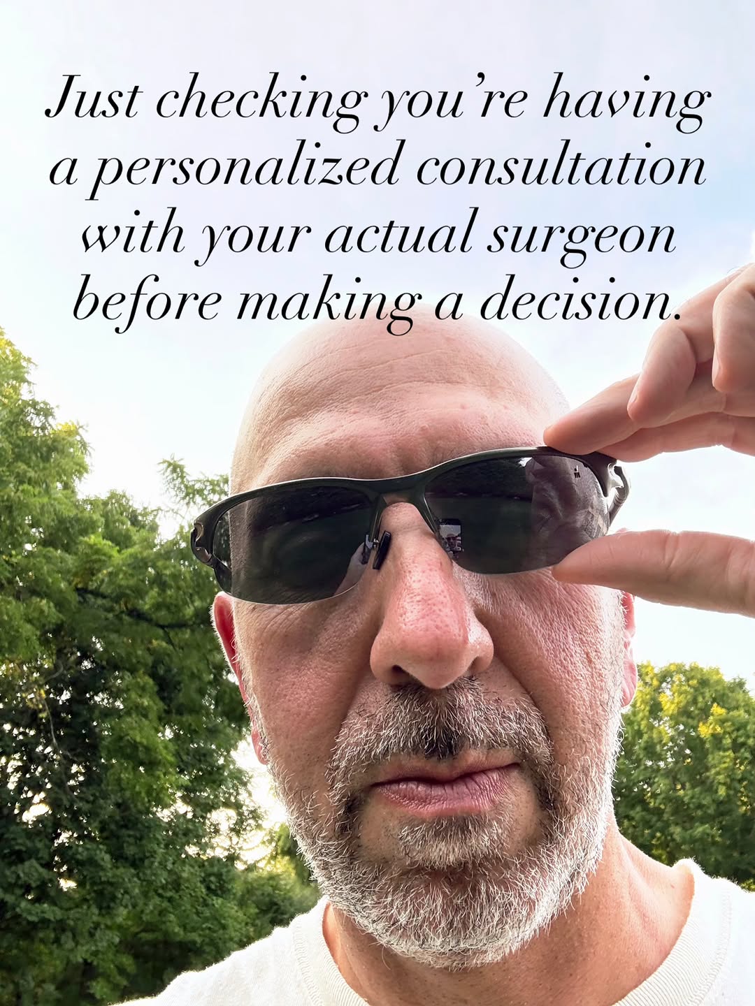 Instagram post by Dr. Bahram Ghaderi: Choosing a plastic surgeon is about so much more than social media, pricing, or someone’s before-and-after photos that have been edited or f…