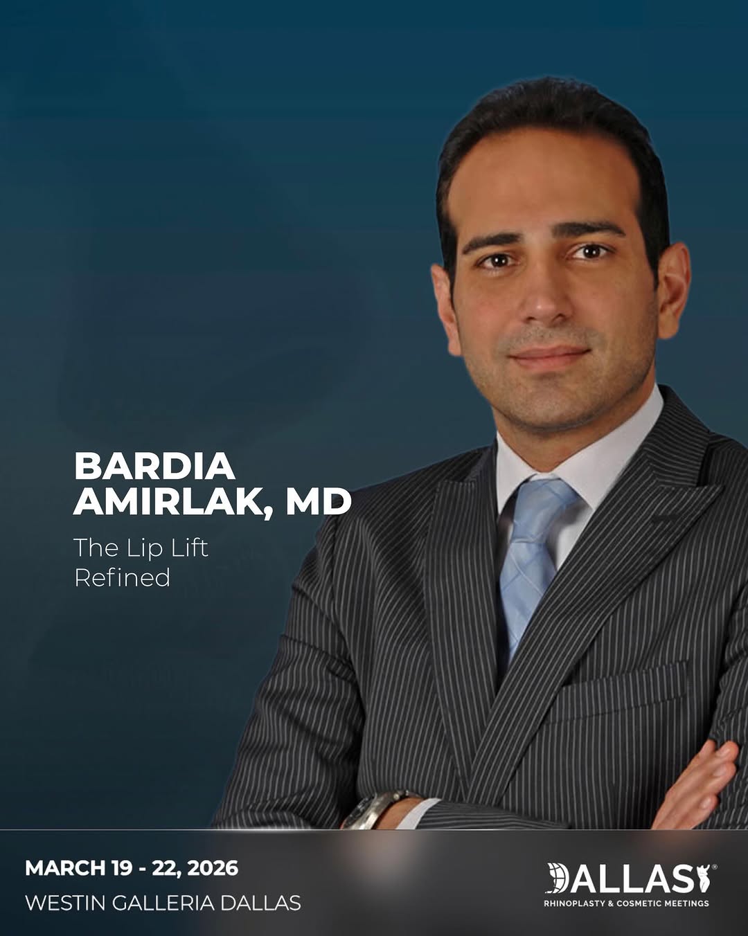 Instagram post by Dr. Bardia Amirlak: The lip lift is small in incision — But major in impact. Join Bardia Amirlak, MD as he presents: The Lip Lift Refined This session dives int…