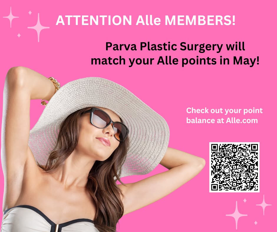 Instagram post by Dr. Behzad Parva: MATCH your points in MAY! Schedule an appointment with Nancy Neiderer, RN, BSN 👩🔬in the month of May and we will MATCH your Alle Points! …