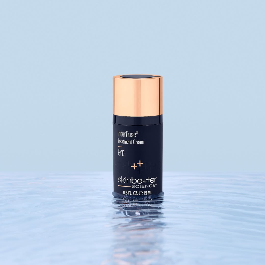 Instagram post by Dr. Behzad Parva: Improve the appearance of crow's feet, wrinkles, puffiness and under-eye darkness with InterFuse Treatment Cream EYE! Receive the 2X award-w…