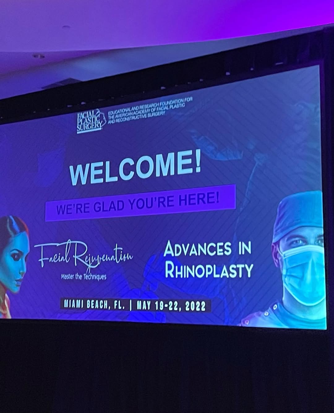 Instagram post by Dr. Benjamin C. Marcus: It was a great meeting. Started with our academy board where I serve as secretary of the #aafprs . I gave a few talks and saw great friends …