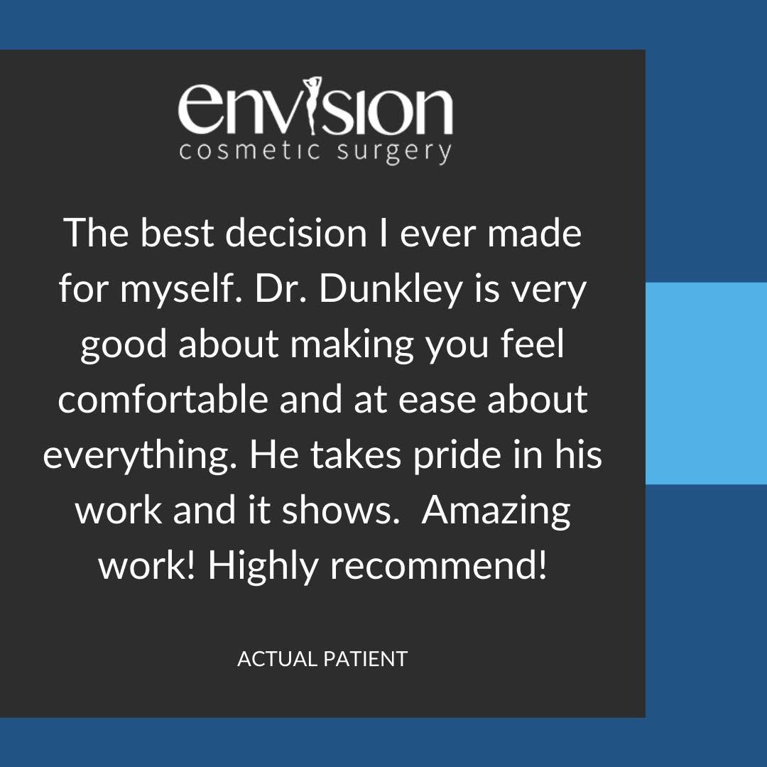 Instagram post by Dr. Benjamin Dunkley, DO: We are so appreciative of your thoughtful review. We strive to ensure we always provide the highest level of care and respect! https://www.e…