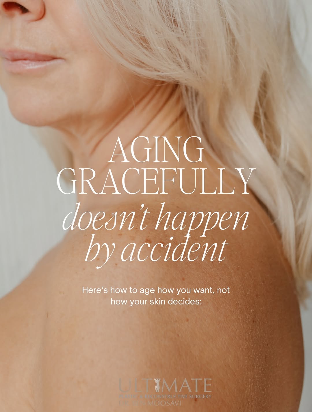 Instagram post by Dr. Benjamin Moosavi: Aging gracefully doesn’t mean doing nothing. It means understanding what’s changing, supporting your skin along the way, and knowing when a …