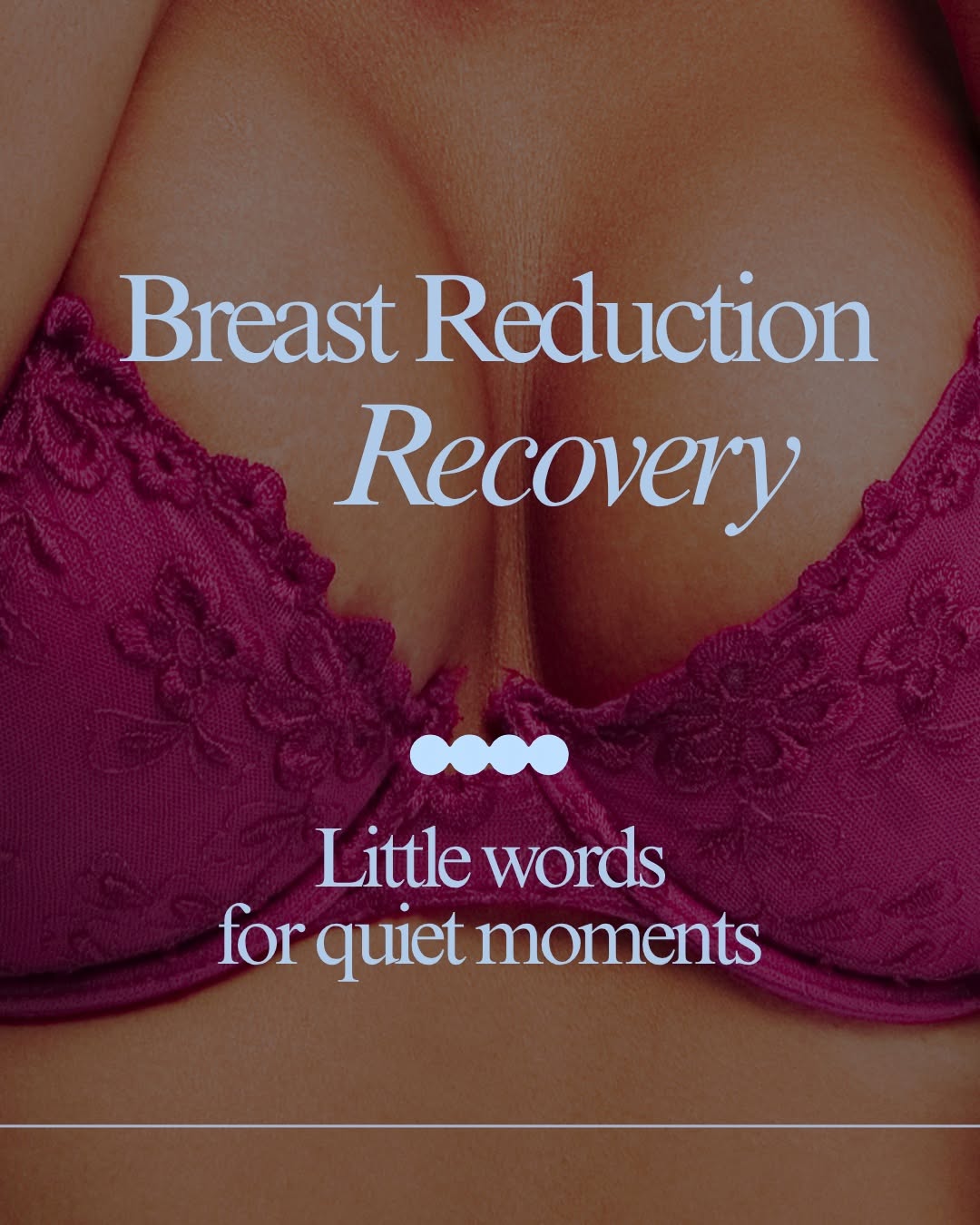 Instagram post by Dr. Benjamin Wood: Breast reduction recovery takes time—but knowing what to expect can help. From the first few days to returning to normal activities, our gui…