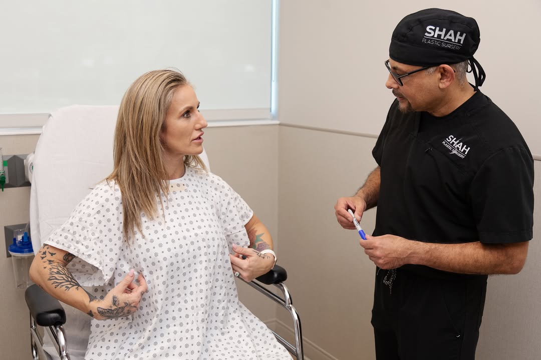 Instagram post by Dr. Bharat Shah: The most important part of surgery might not be what you think... Before Dr. Shah picks up a scalpel, he picks up a marker. This conversatio…