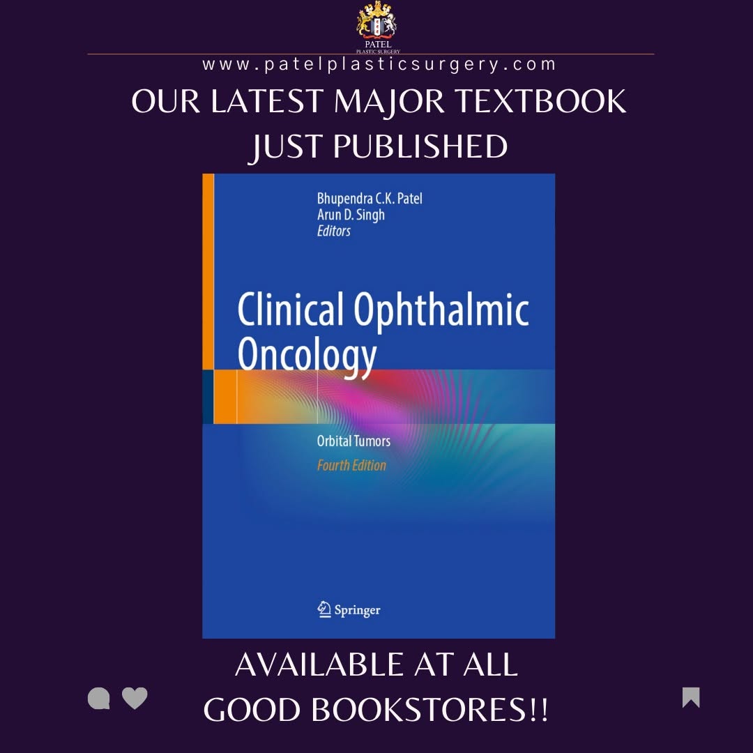 Instagram post by Dr. Bhupendra C.K. Patel: Our latest major opus: a definitive textbook on “Orbital Tumors” has just been published. Look out for our next book!! In this major work on…