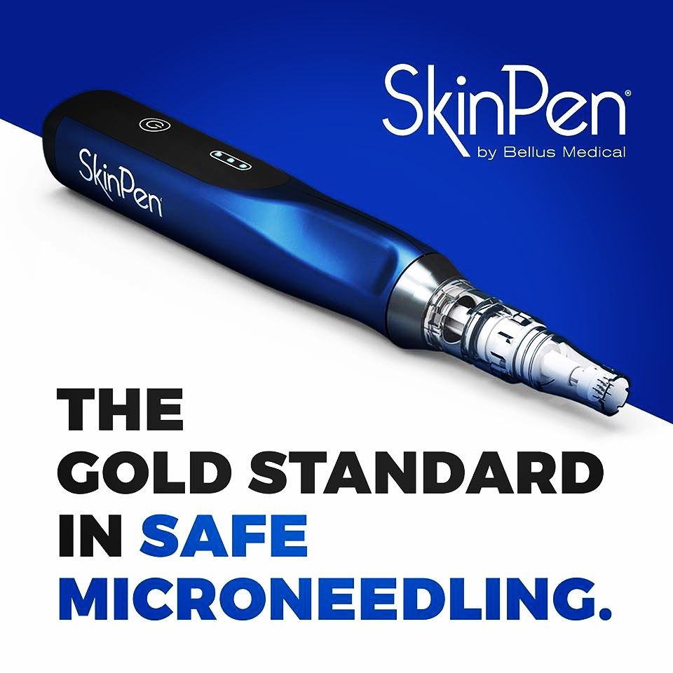 Instagram post by Dr. Blair S. Kranson: Now offering the only FDA approved microneedling pen! Call our office for details and promotions. #skinpen #microneedling #melasma #acnescar…