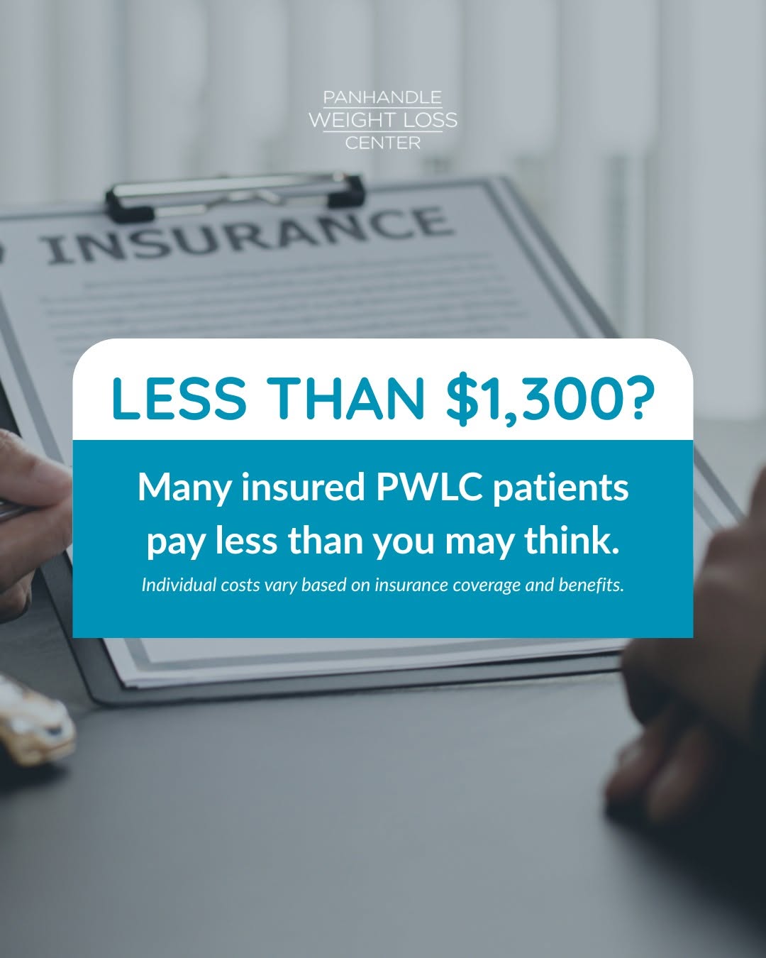 Instagram post by Dr. Bo Neichoy: What if weight loss surgery costs less than you think? For many of our insured patients, the total out-of-pocket cost for surgery is less th…