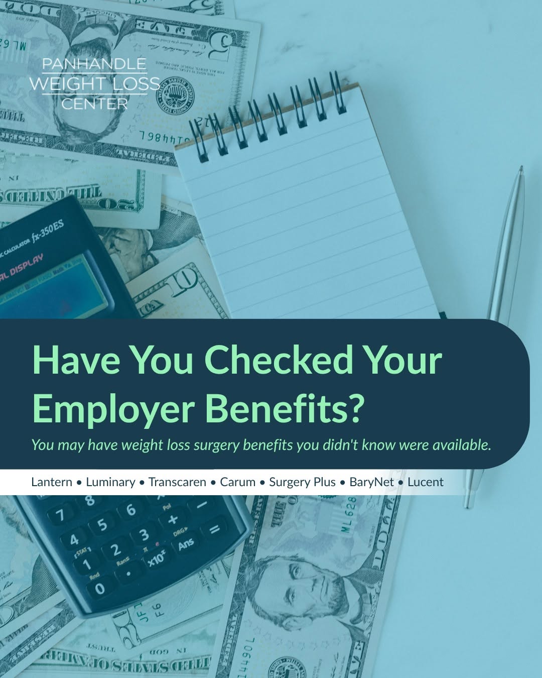 Instagram post by Dr. Bo Neichoy: Have you checked your employer benefits? PWLC works with a variety of employer-sponsored healthcare programs, including Lantern, Luminary, T…