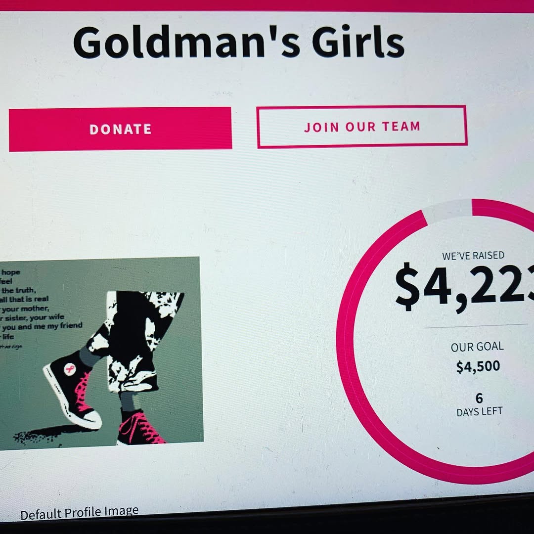 Instagram post by Dr. Boris E. Goldman: Making Strides of Fairfield County/American Cancer Society. Sunday October 20, 2019 Sherwood Island Westport CT Join us. Donate to Goldman’s…