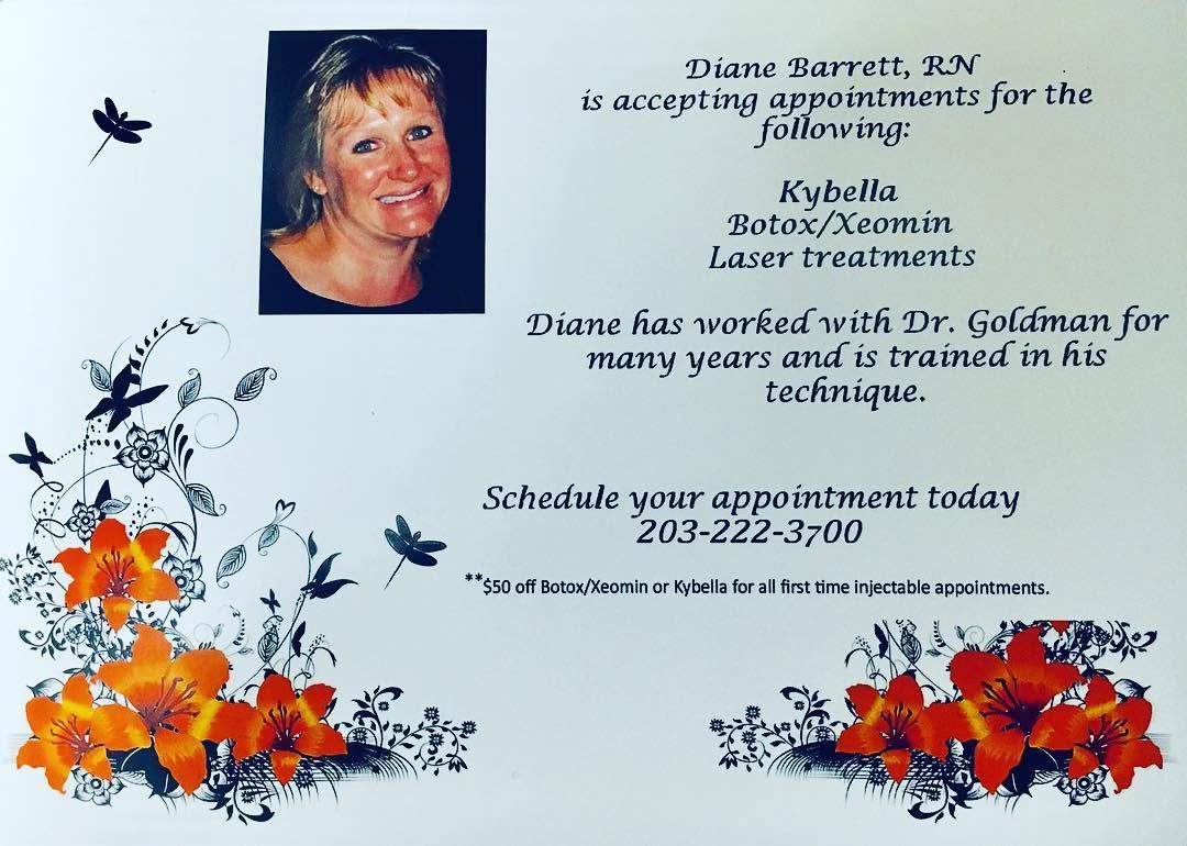 Instagram post by Dr. Boris E. Goldman: Please call our office for more information. Trained by Dr Boris Goldman MD FACS in the latest technique Diane Barrett RN,BSN. #Botox #Xeomi…