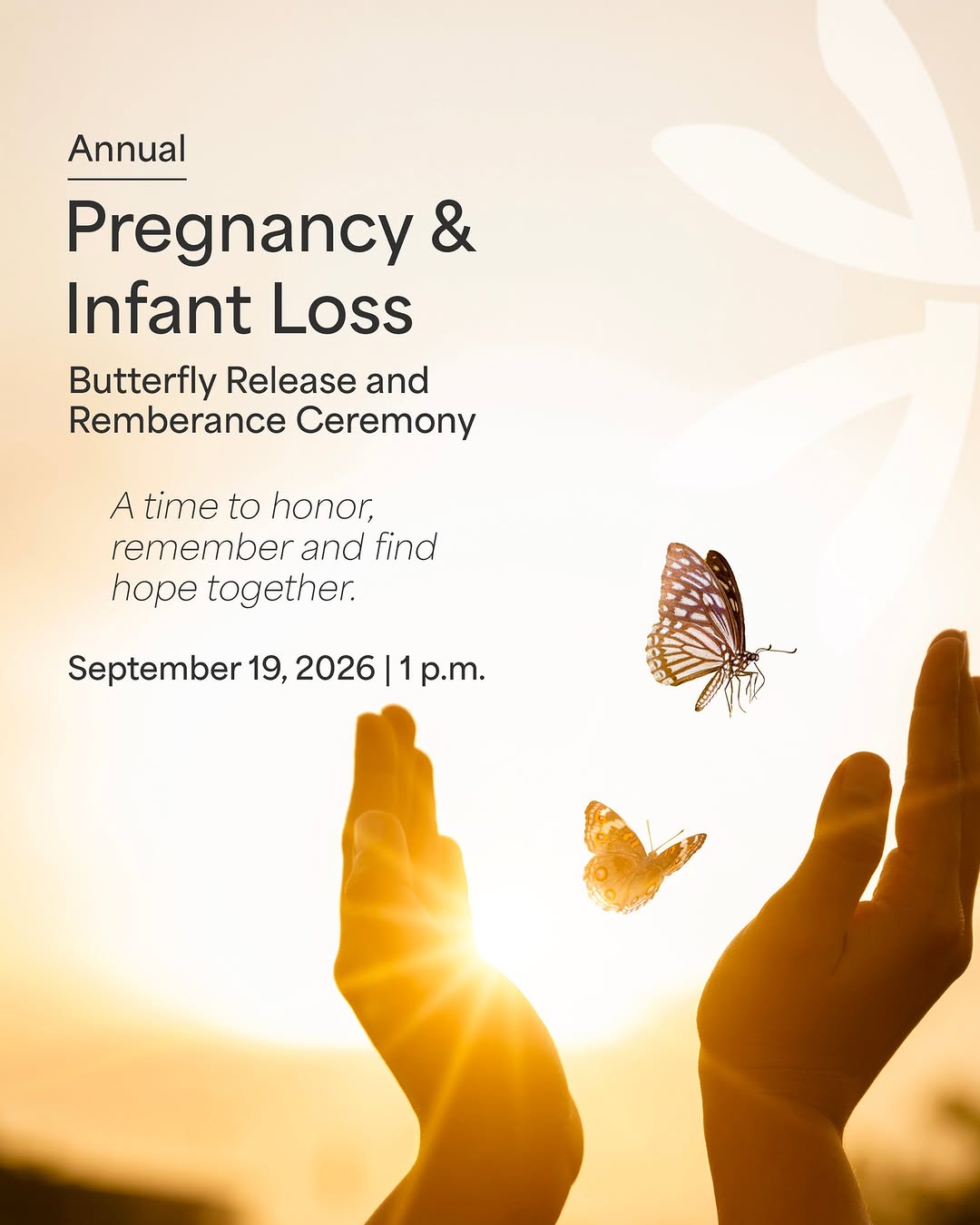 Instagram post by Dr. Bradley Drury: Pregnancy and infant loss can leave a lasting place in the hearts of families. This weekend, we invite our community to come together to hon…