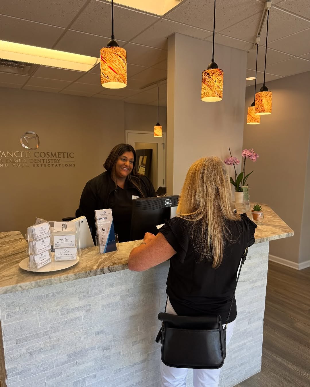 Instagram post by Dr. Brett Silverman, DDS, MAGD: From the moment you walk through our doors, we want you to feel welcomed, known, and cared for. At Advanced Cosmetic & Family Dentistry in A…