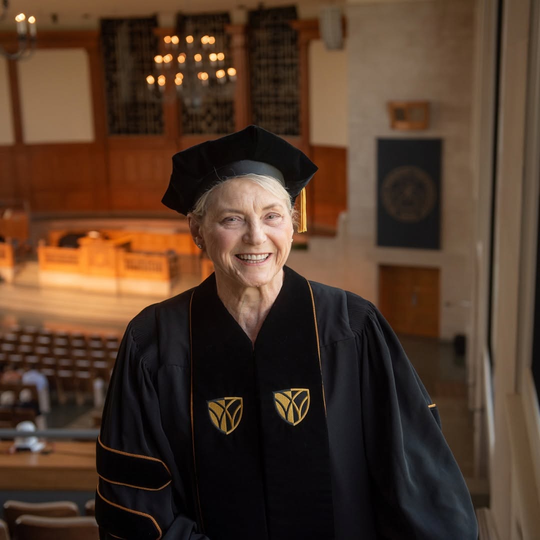 Instagram post by Dr. Brian Downs: After over 50 years in nursing, Ann Faris went back to school to earn another degree. The longtime @atriumhealthwfb nurse recently became a …
