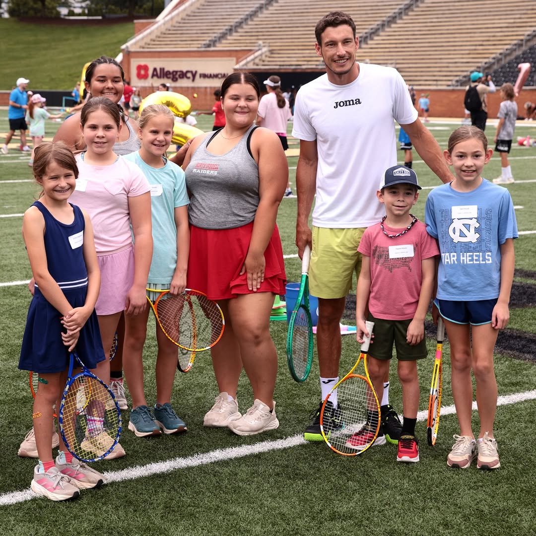 Instagram post by Dr. Brian Downs: We're proud to support the @winstonsalemopen, a tradition that continues to bring our community together year after year. 🎾 But some of our…