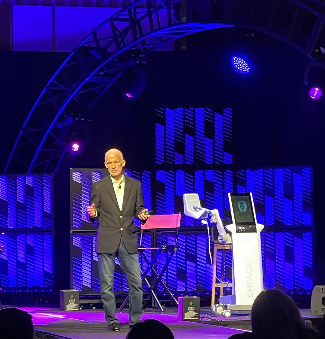 Instagram post by Dr. Brian M. Kinney: BTL’s EMFACE launch event @btlaesthetics @emsculptneo @emface @emfacebtl #emface #btl #emsculptneo #noninvasive #skintightening