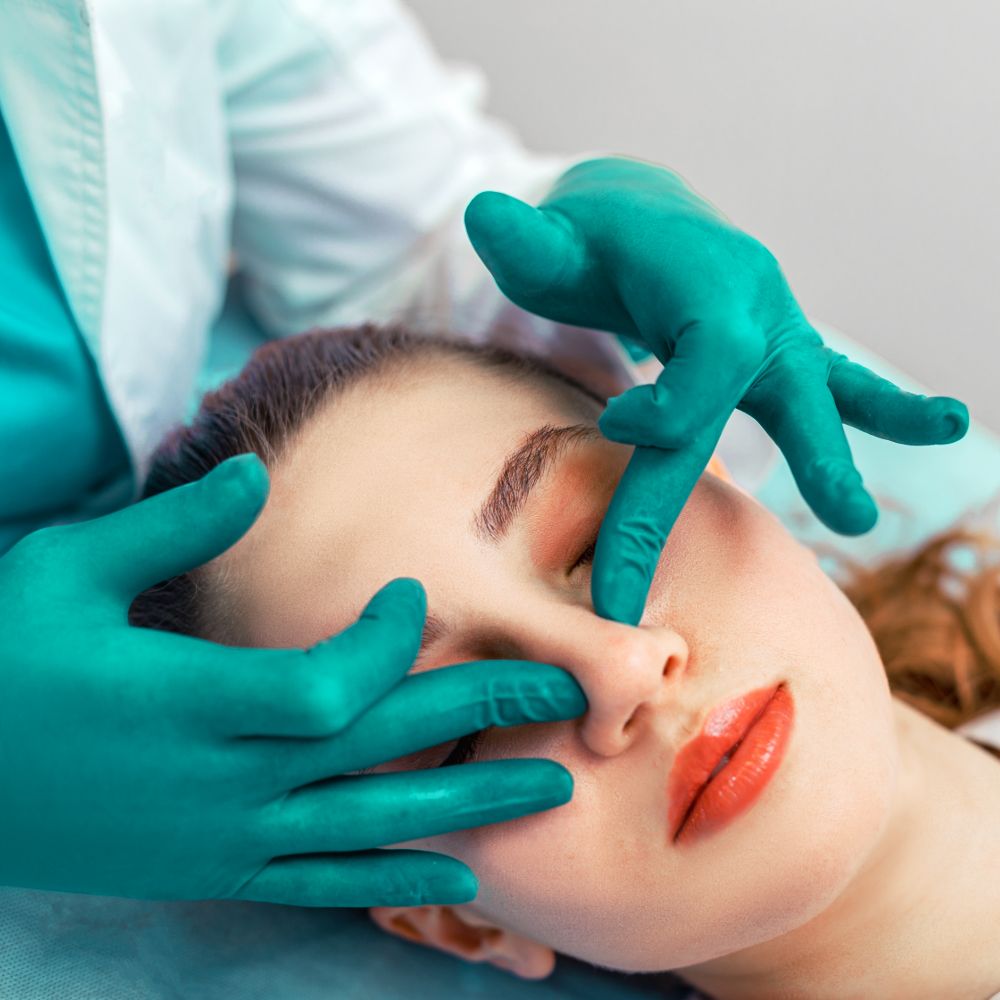 Instagram post by Dr. Brian Maloney: Some of the most common questions about rhinoplasty are concerning the recovery process. Most patients will experience some swelling and ten…