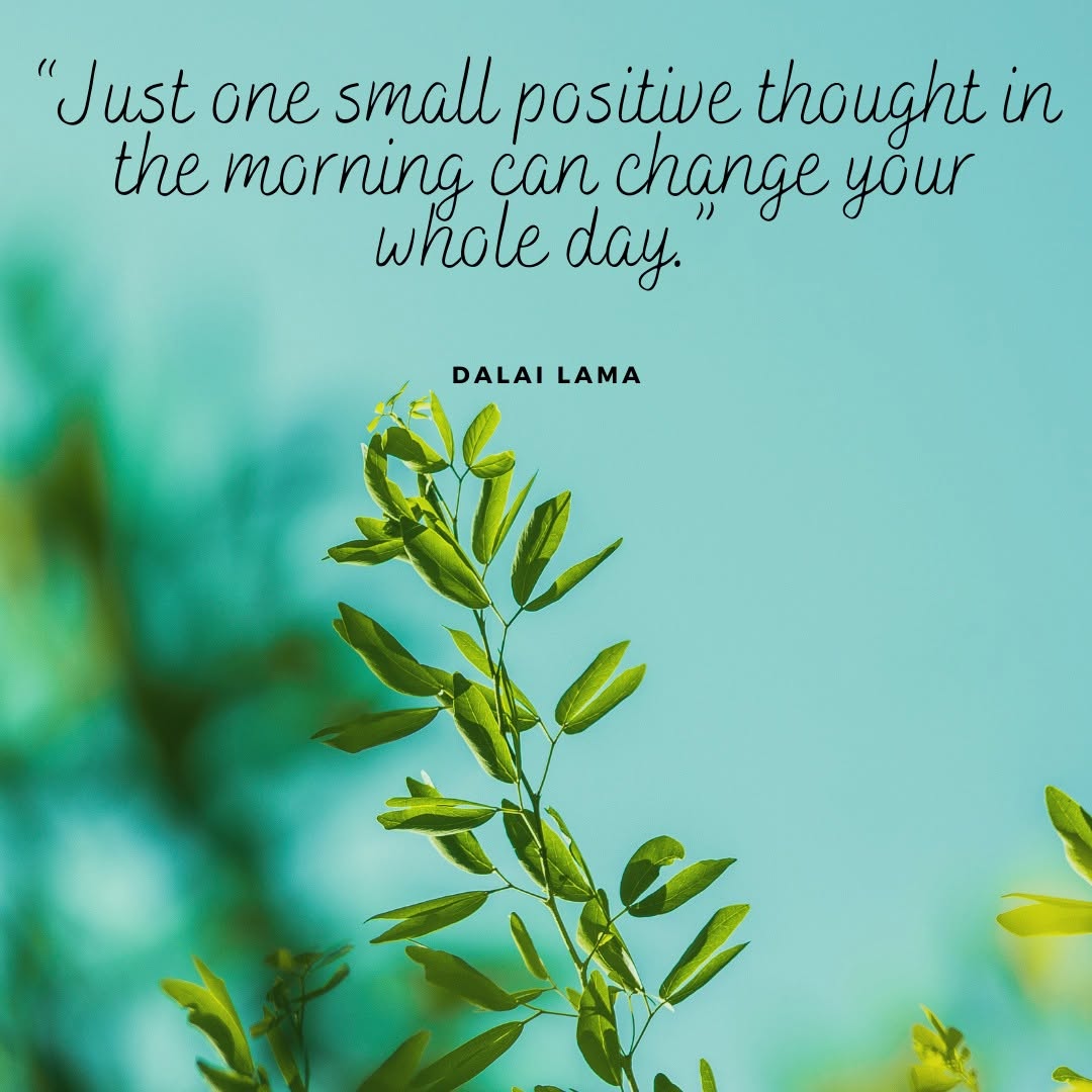 Instagram post by Dr. Brian Maloney: The way you start your morning can have an impact on your whole day! ☀️ Start your day with a positive mindset and an attitude of gratitude.