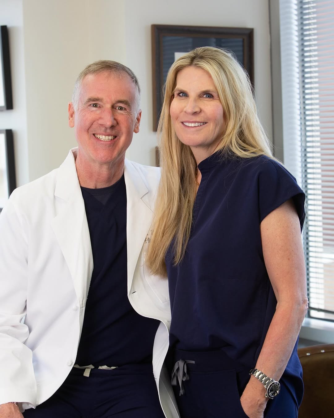 Instagram post by Dr. Brian P. Tierney: Happy Birthday Jen! This birthday girl is the best Office Manager, Wife, and Nurse in town 🥳🩷