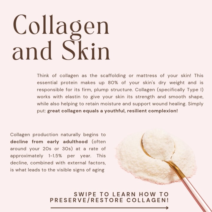 Instagram post by Dr. Brittany Carter-Snell: Stay calm & boost your collagen ✨ #Dermatology #DermatologyPA #SkinCare #HealthySkin #GlowingSkin #CollagenBoost #Microneedling #Retinoids #…