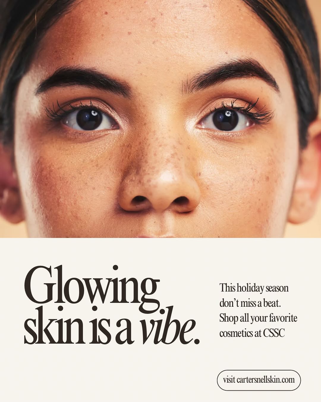 Instagram post by Dr. Brittany Carter-Snell: This season, give yourself permission to shine. ❄️✨ Cold weather can dull your skin — but we’re here to bring the glow back. Warm lights, co…