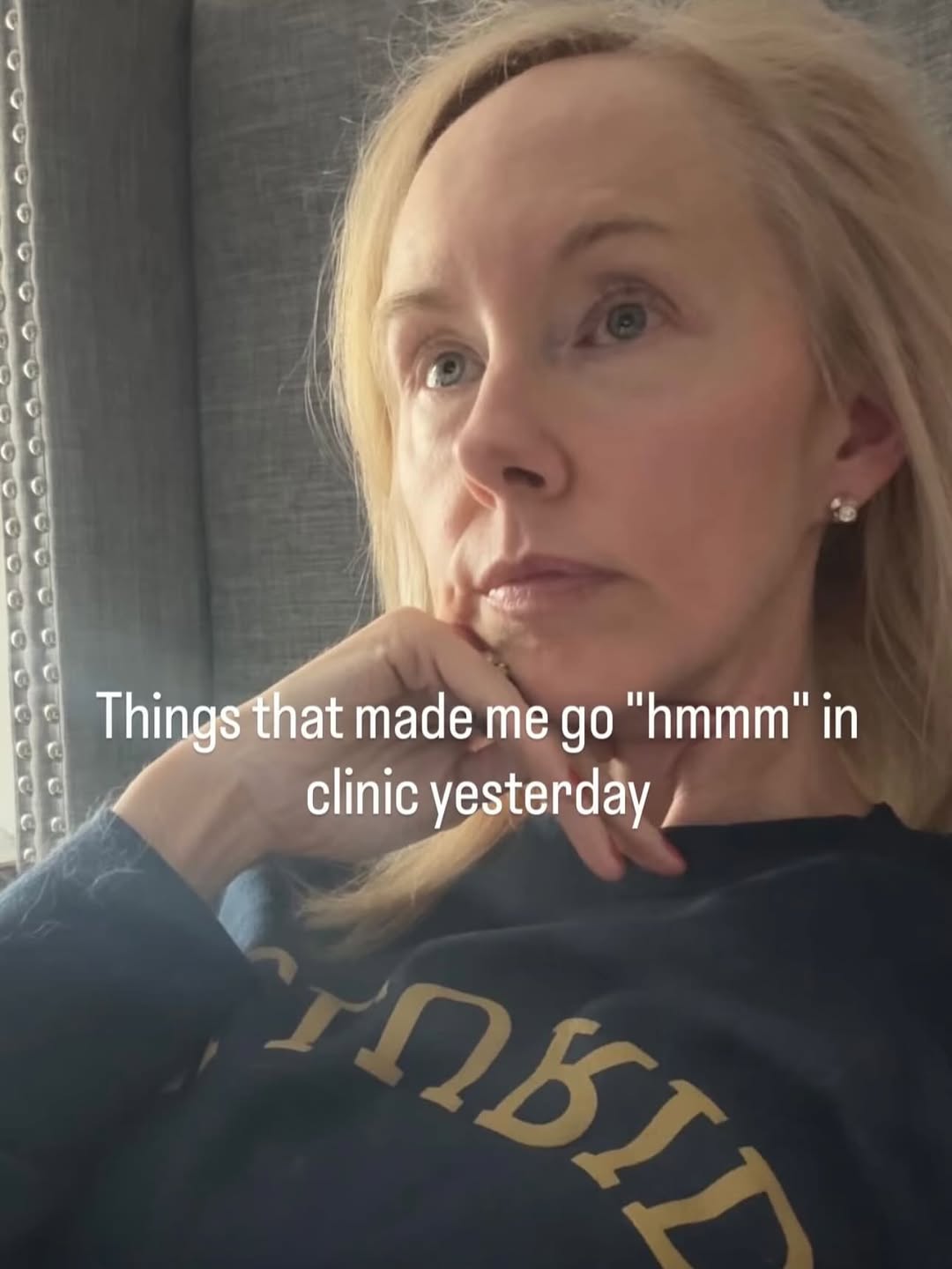 Instagram post by Dr. Brooke Jeffy: Make it make sense.