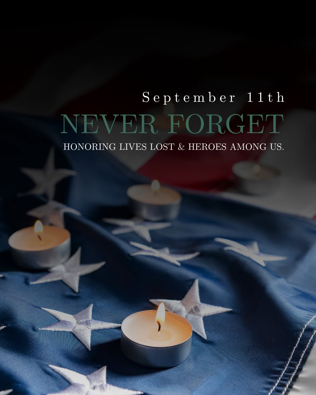 Instagram post by Dr. Bruce A. Byrne: Today, we remember the lives lost on September 11, 2001, honor the bravery of the first responders, and recognize the countless families for…