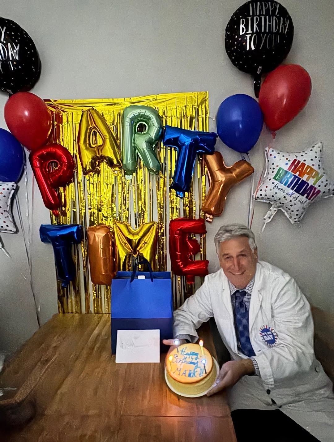 Instagram post by Dr. Bruce Freund, DDS: Please join us in celebrating Dr. Dunayer today 🥳 Wishing you a very happy birthday and a year ahead filled with health, happiness, and won…
