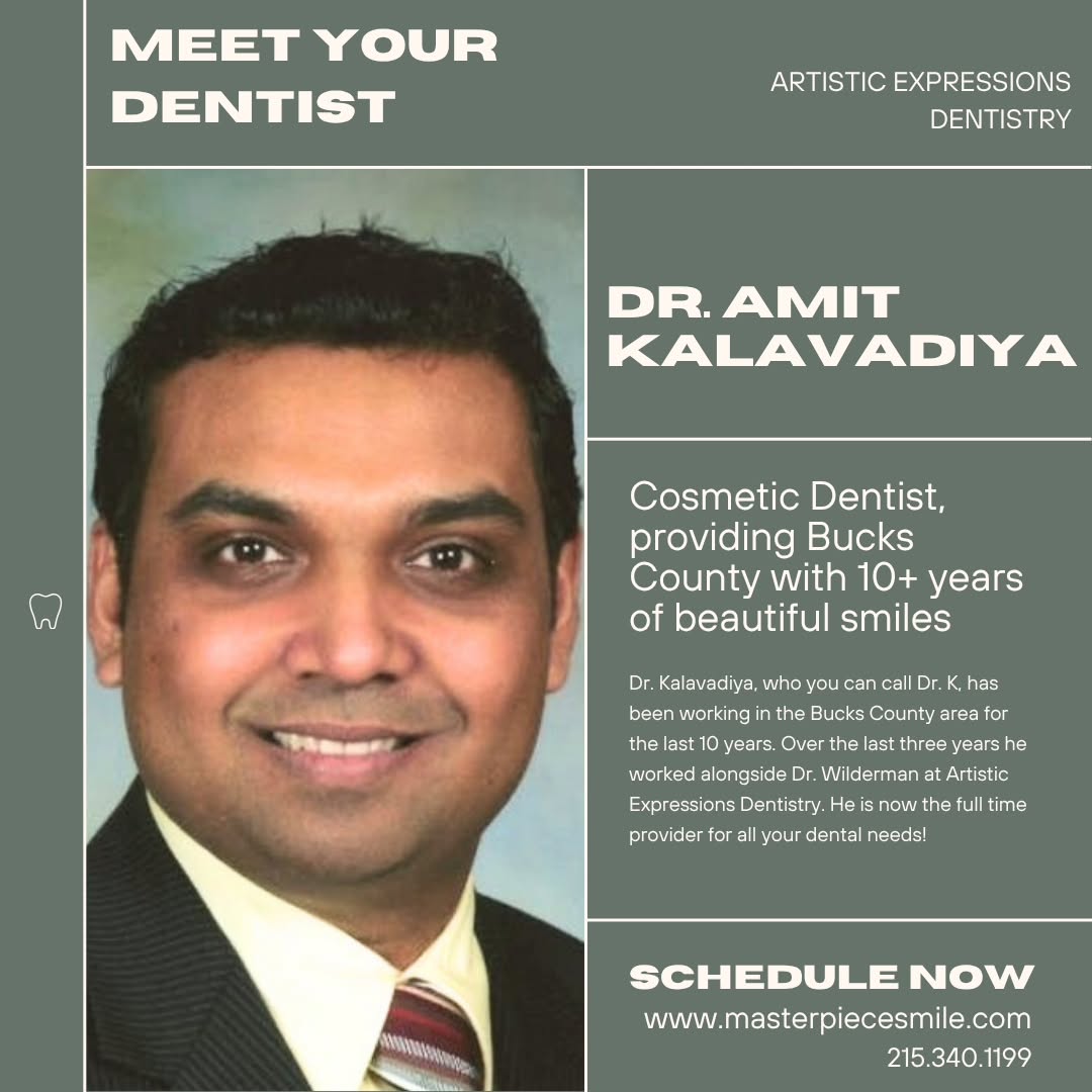 Instagram post by Dr. Bruce Wilderman, DDS: Meet Dr. Amit Kalavadiya! 🦷Internationally Trained Dentist 🦷In Private Dental Practice for 20 years 🦷Doctor of Dental Medicine – DEAN’S L…