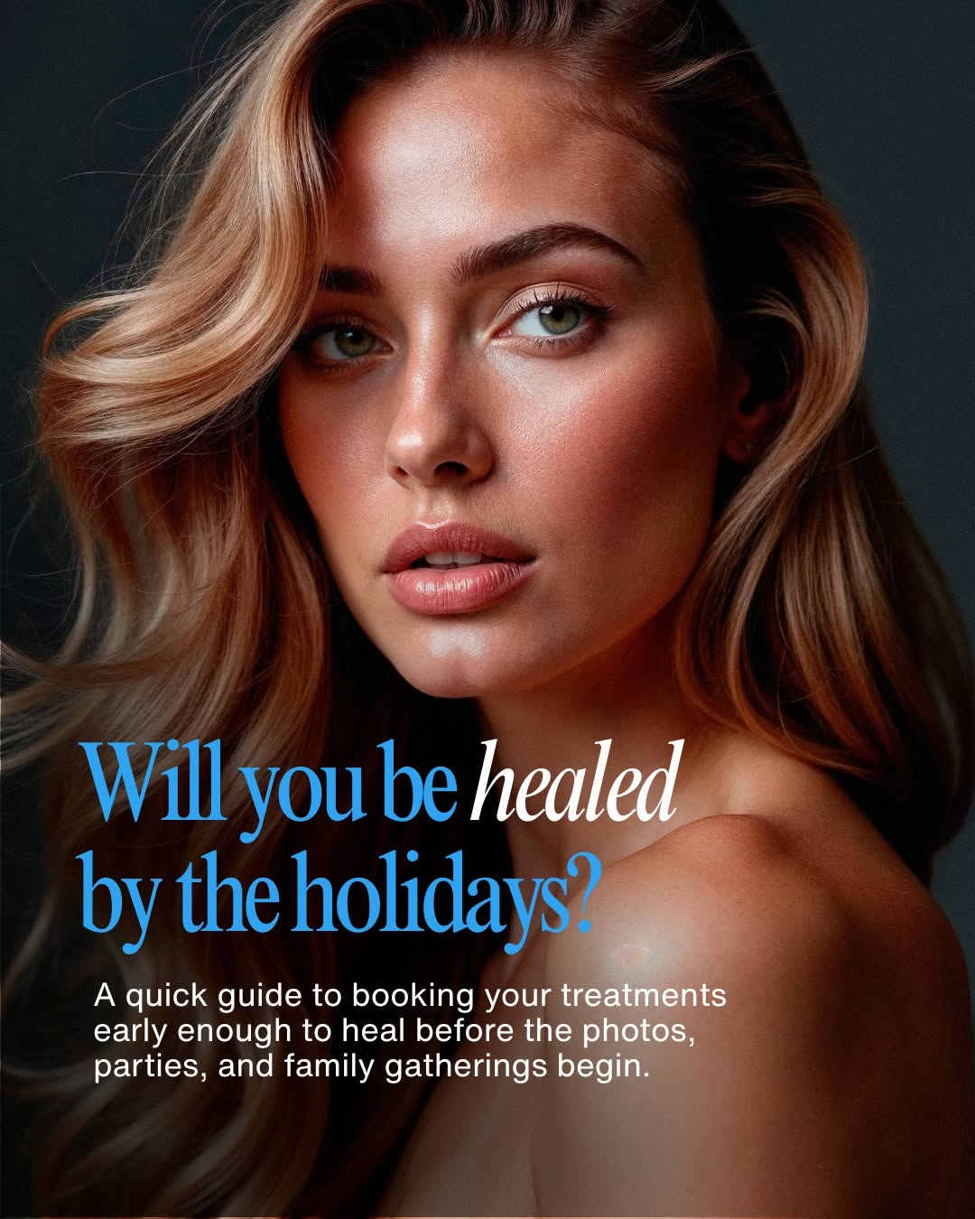 Instagram post by Dr. Bryan C. McIntosh: Holiday calendars fill up fast, and so do surgery schedules. If you're hoping to look refreshed for family photos, holiday parties, or time …