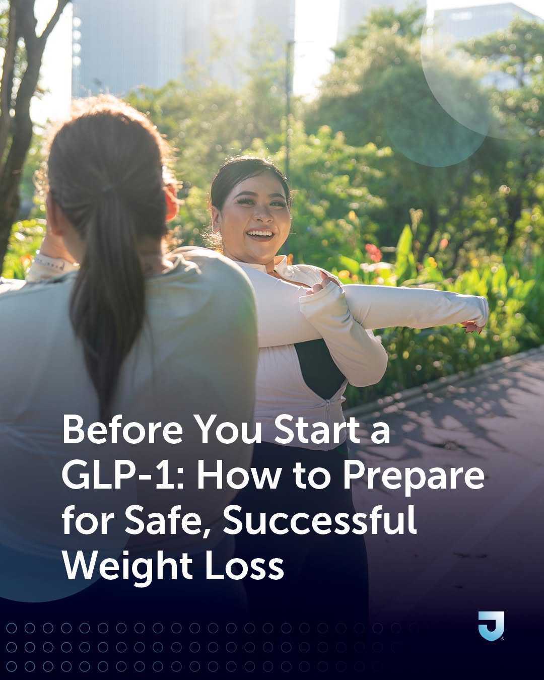 Instagram post by Dr. Candice Chipman: Thinking about starting a GLP-1 medication for weight loss? Before your first dose, experts say preparation matters. 💪 From building health…