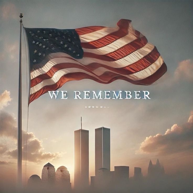 Instagram post by Dr. Carlos Ayala: Today, we remember the lives lost, the heroes who served, and the families forever changed. 🇺🇸 Never forget. 9/11/2001 ❤️🤍💙