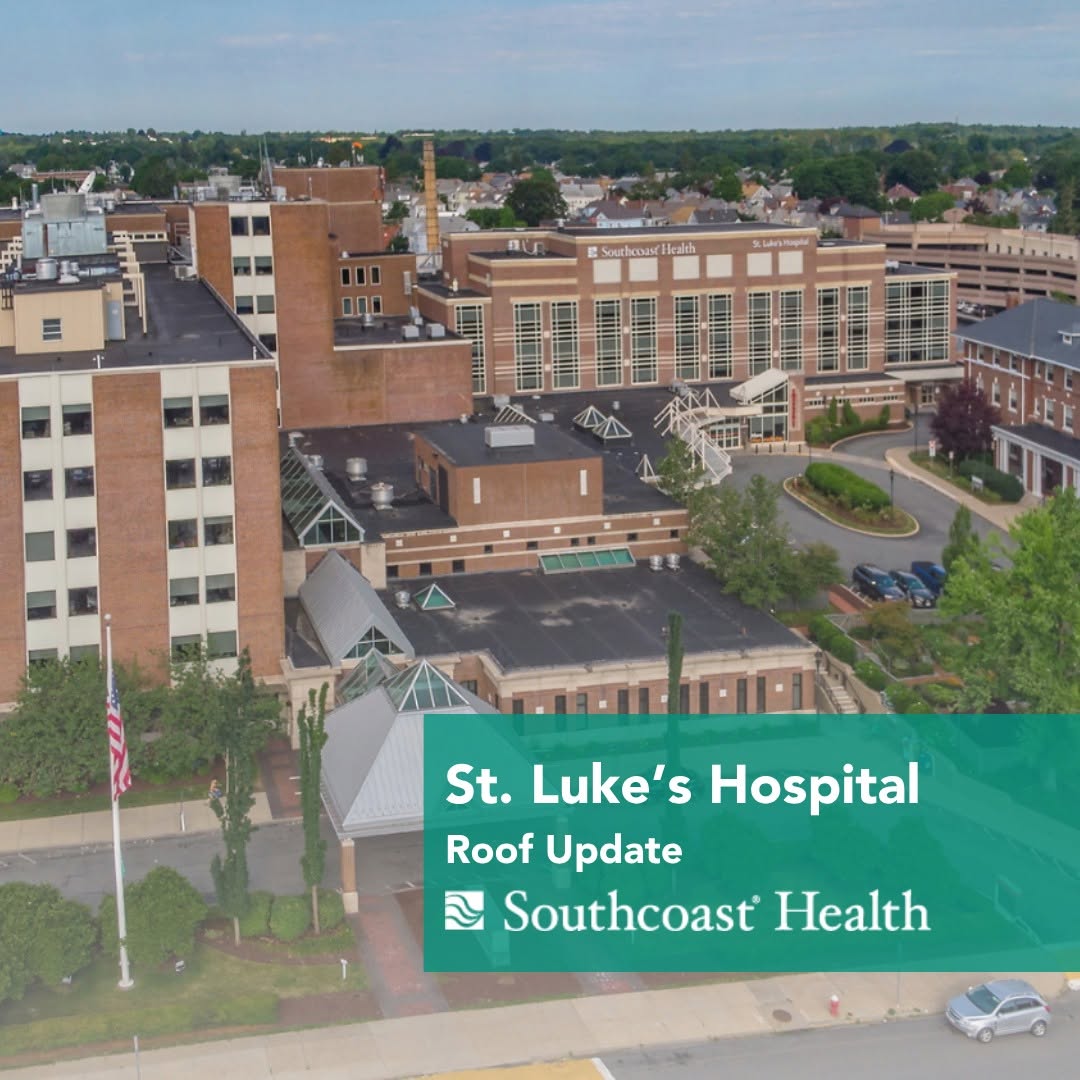 Instagram post by Dr. Caroline J. Plamondon: Please note that construction on the roof at St. Luke’s Hospital will be taking place from Tuesday, September 8 to Friday, October 30. Acces…