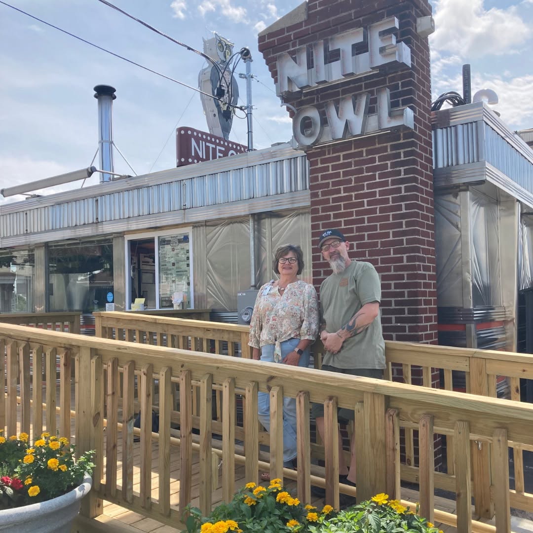 Instagram post by Dr. Caroline J. Plamondon: Please join us in thanking Brian Levesque, owner of Nite Owl Artisan Pizza & Bakery Co., and the Greater Fall River Community for the genero…