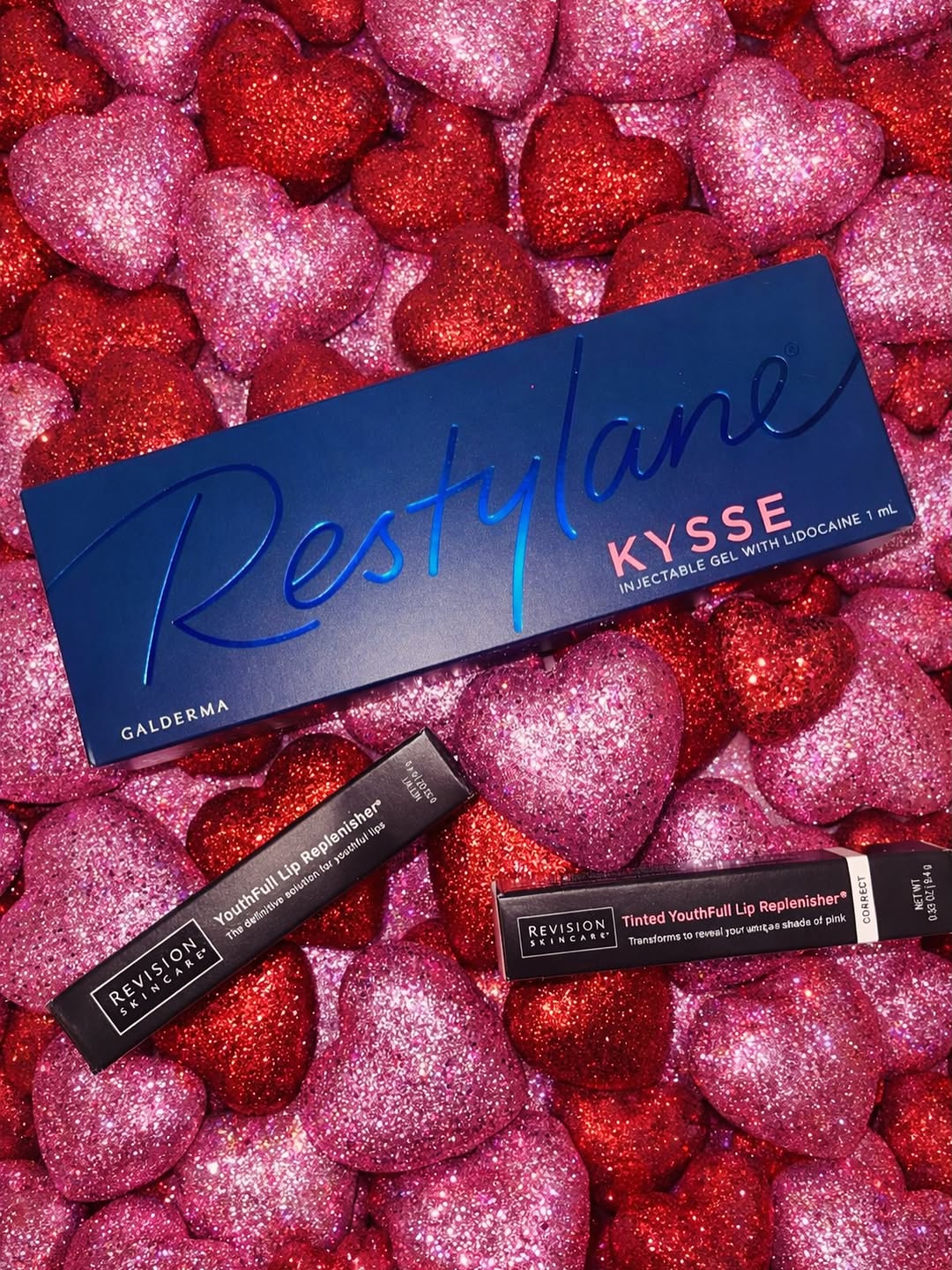 Instagram post by Dr. Catherine Papasakelariou: Prep your lips for love with our February specials! 💕💋 Buy 1 syringe of Kysse lip filler, get 14 units of Dysport FREE ✨ Plus 15% OFF all …