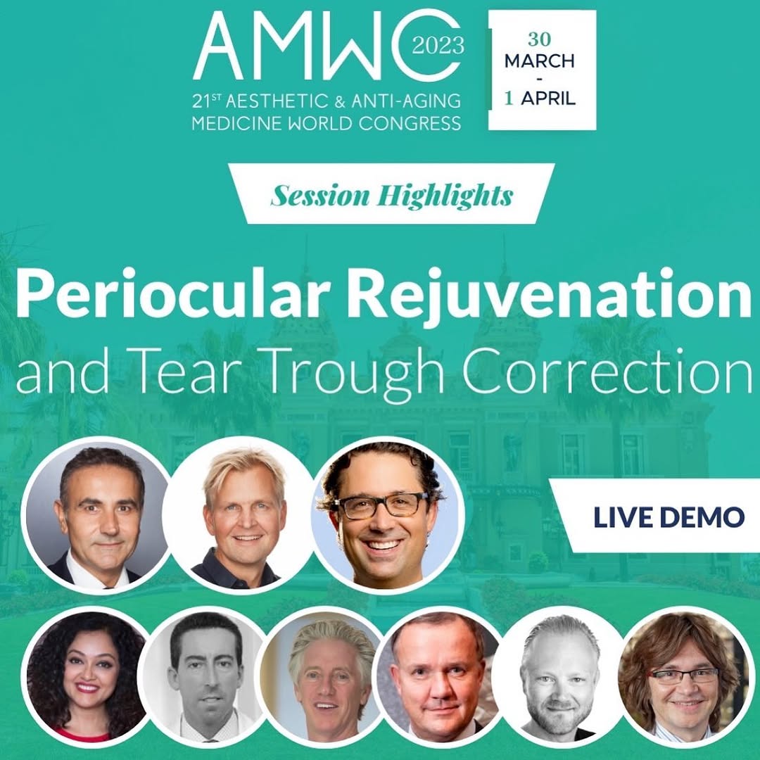 Instagram post by Dr. Chad C. Zatezalo: Looking forward to participating at #amwc2023 🎤 Come join us in #Monaco ✈️ . . . #amwc #amwc2023 #amwcconference #injectables #tearthroughf…