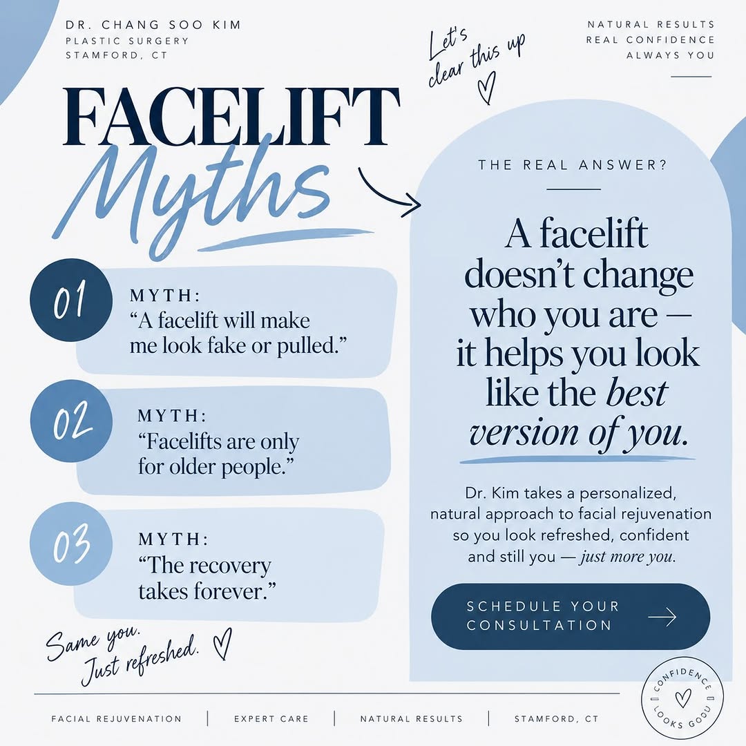Instagram post by Dr. Chang Soo Kim: If “I don’t want to look done” is your first thought when you hear facelift… this one’s for you. 👀 The goal isn’t to look different. It’s t…