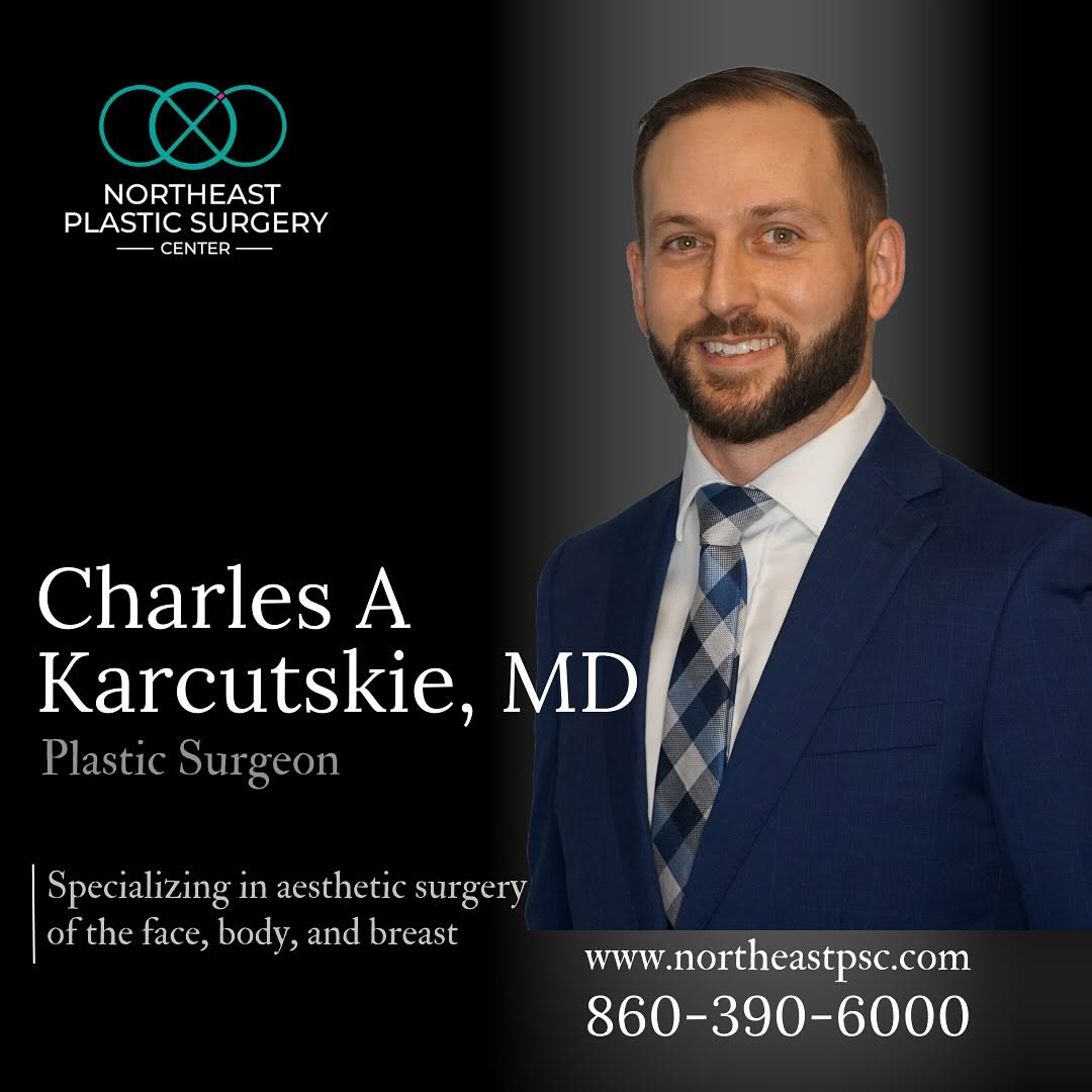 Instagram post by Dr. Charles A Karcutskie: It is with great excitement that I announce I will be moving my surgical practice to join Dr. Vinod Pathy at Northeast Plastic Surgery Cente…