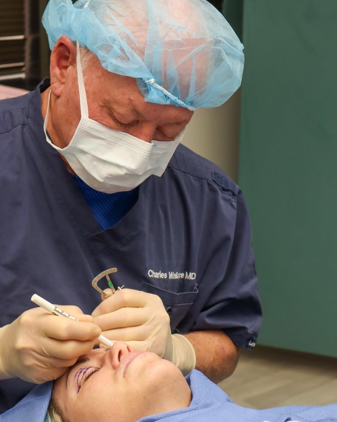 Instagram post by Dr. Charles A. Wallace: 👁️ Do you struggle with: Droopy eyelids? Puffy bags under your eyes? A tired or aged appearance even when you're well-rested? Blepharoplast…
